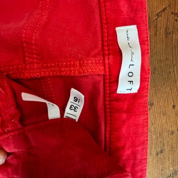 LOFT Red Skinny Pants - Picture 6 of 6